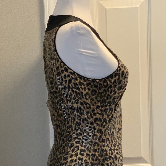 NWOT Cache Dress, Sexy Animal Print, Size 6 - Picture 5 of 8